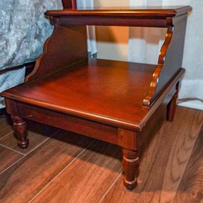 Cherry wood step stool