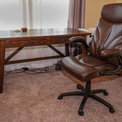 Writing desk and office chair