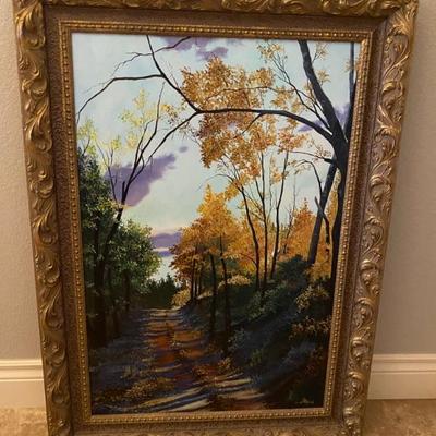 BEAUTIFULLY FRAMED SIGNED ANTIQUE ARTWORK