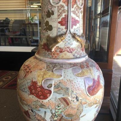 Nice Antique Asian Floor Vase