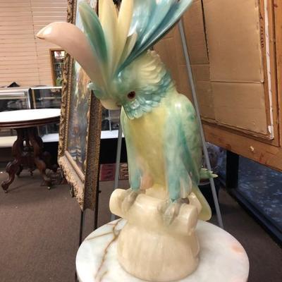 Beautifu Alabaster Bird Statue