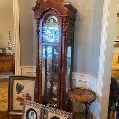 RIDGEWAY PRIMROSE  MOON & STARS GRANDFATHER CLOCK