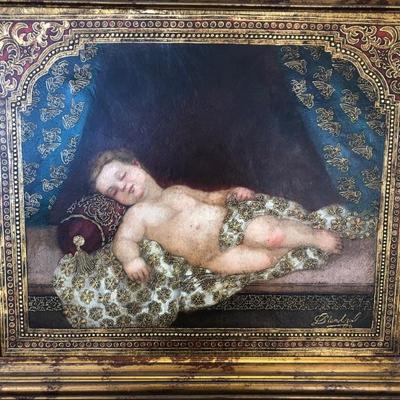 Extremely Nice Antique Signed Painting