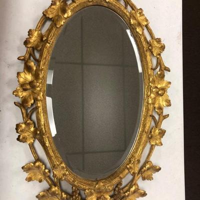 Beautiful Antique Gilt Wall Mirror