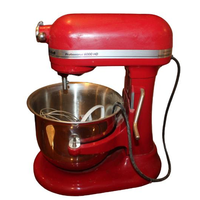 Red Kitchen Aid Mixer