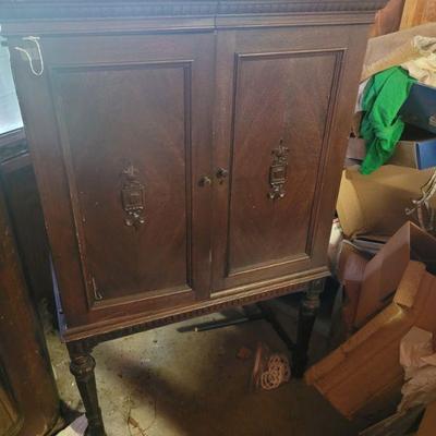 Antique cabinet, needs work