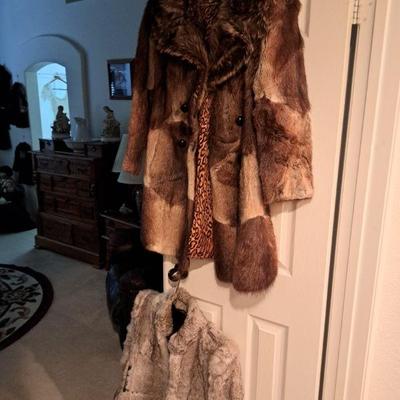 Vintage fur jackets