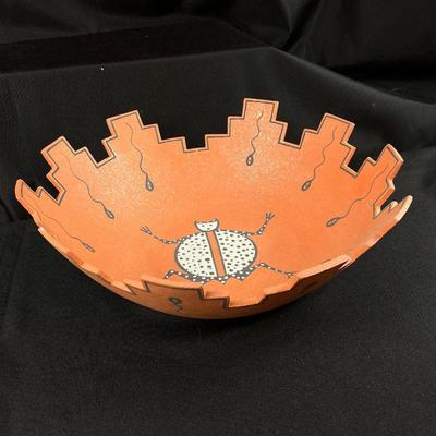 M. Homer Zuni Pottery-12â€ Decorative Bowl