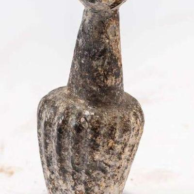 WAC061 Small Ancient Roman Glass Bottle with Patina 