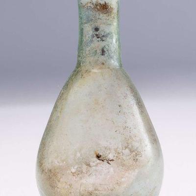 WAC015 Antique Roman Glass Bud Vase/Vessel 