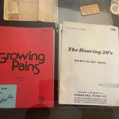 Scripts from 1970's/80's! Several with actors notes & signatures!