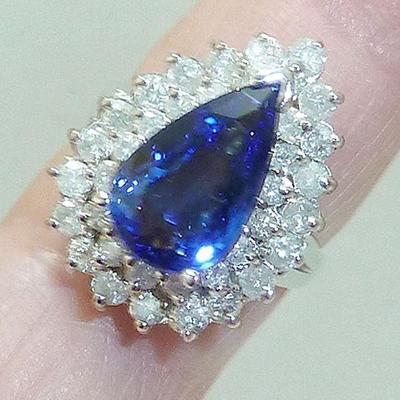 14k Tanzanite Diamond ring w/$13,000 appraisal