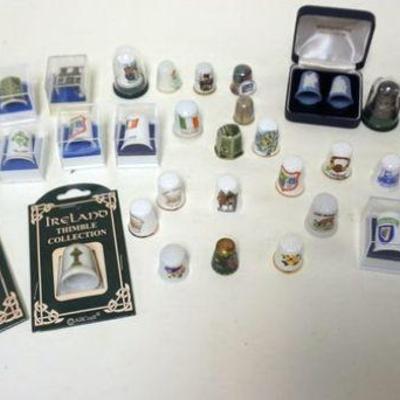 1242	THIMBLE COLLECTION INCLUDING WEDGWOOD
