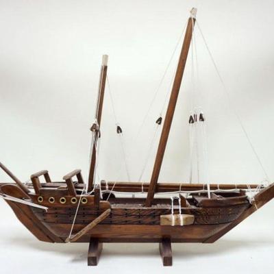 1248	WOOD SHIP MODEL, APPROXIMATELY 42 IN X 30 IN H
