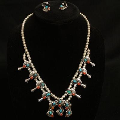 1137	STERLING SILVER W/TURQUOISE *HUDGINS INDIAN ARTS