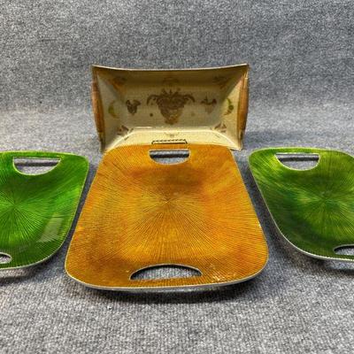 Assorted Platters- Metal and Glass Platters