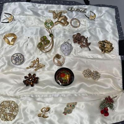 Brooches with Brooch Organizer