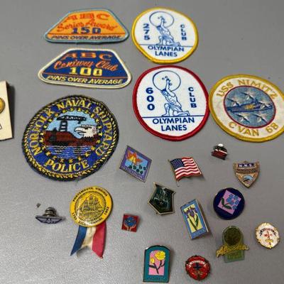 NNSY Police, 1952 Portsmouth, USS Nimitz CVAN 68 & More Patches & Pins