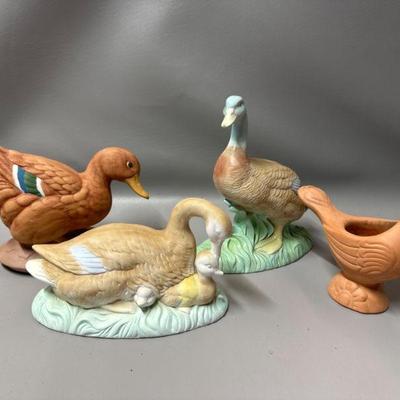 Ceramic Duck Figurines