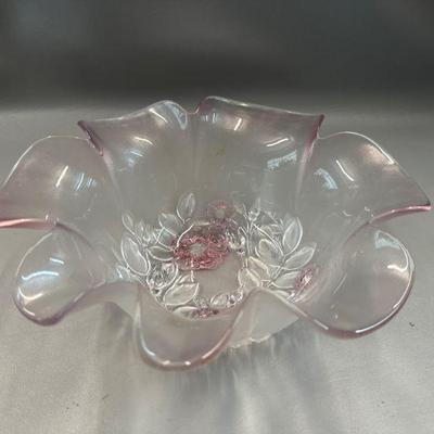 Mikasa Rosella Pink Frosted Bowl 