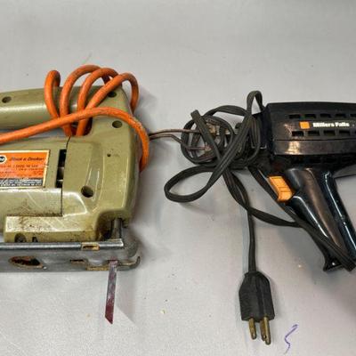 Black & Decker 2 Speed Jig Saw & Millers Falls Electric Soldering Gun