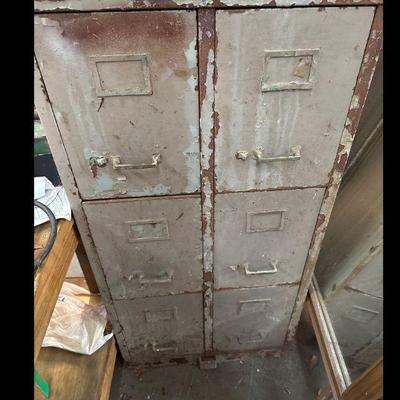 Six Drawer Metal Storage Cabinet