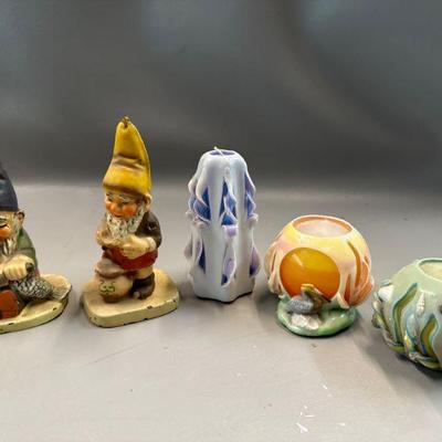  Vintage Gnome Candles and Decorative Candles