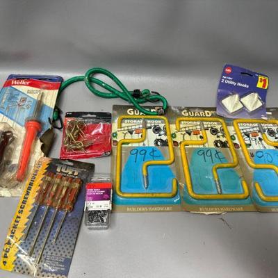 Guard Storage Hooks, Nails, Mug Hooks, Soldering Iron Kit, Pocket Screwdriver Kit