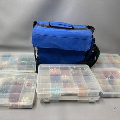 Bead Organizing Boxes and Carrying Case Case