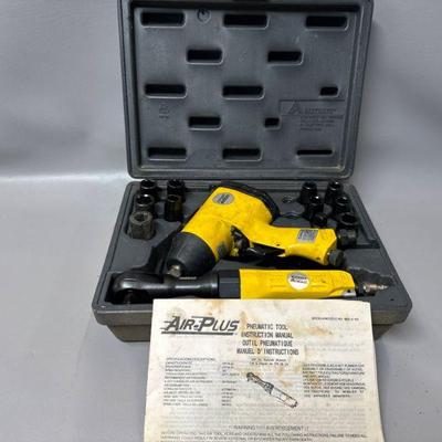  Air-Plus Pneumatic Tools 3/8" Drill and Ratchet Wrench