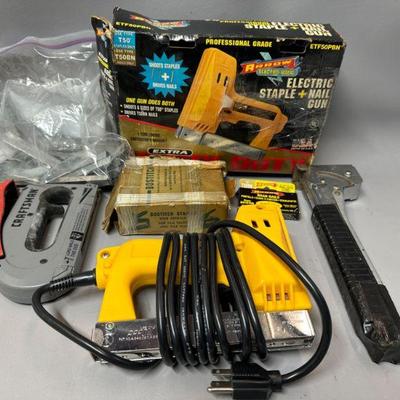 Craftsman & Arrow Electric Stapler With 1/2" Bostitch Staples