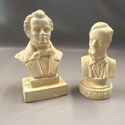 Schubert/Wagner Composer Bust