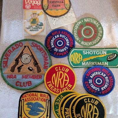 Very Cool NRA patches, belt buckles and memorabilia