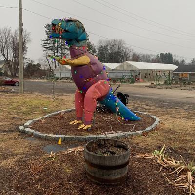 This will greet you at The Flower Power Farm parking lot entrance