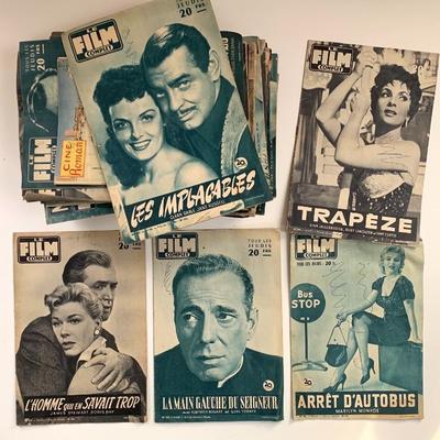 Vtg. French movie magazines 