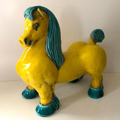 Vtg. Italian Bellini ceramic horse