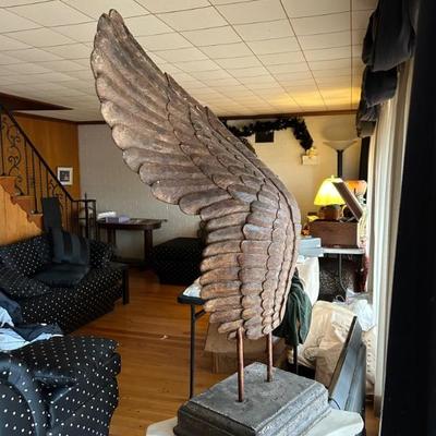 Large wing sculpture