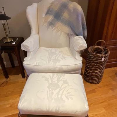 Sherrill chair w/ottoman
