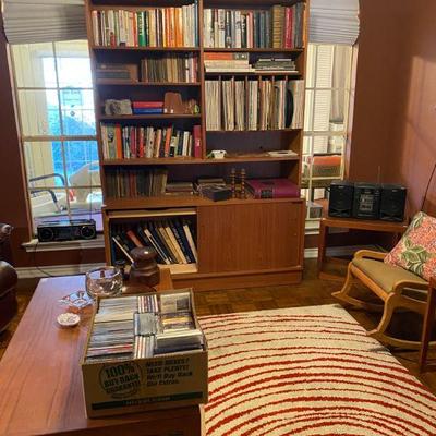 Den full of Danish pieces, rug and more