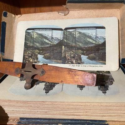 Antique Slides for Stereoscope Camera