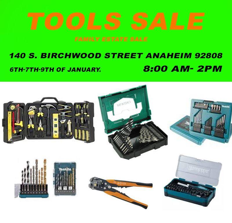 BIG FAMILY TOOLS GARAGE SALEANAHEIM