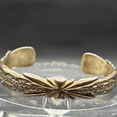 Sterling Silver Cuff Bracelet, Weighs 
 25.14g