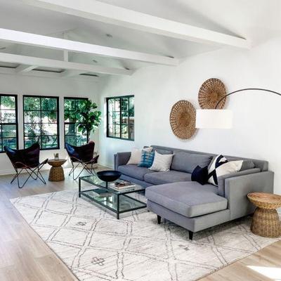 View of large rug for sale (sofa not available)
