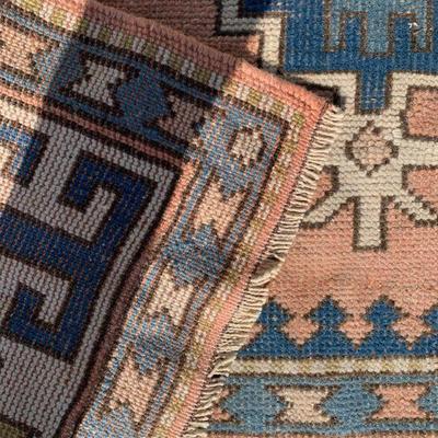Close up of Turkish rug