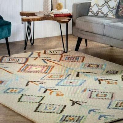 Moroccan style multi-color rug