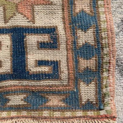 Close up of Turkish rug