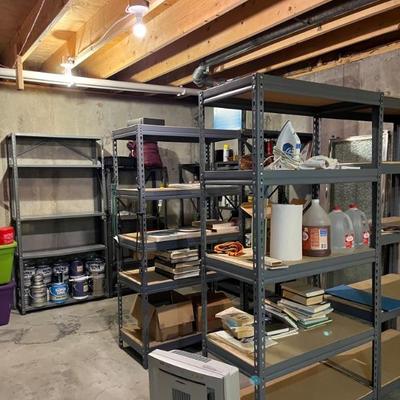 Lots of shelving.