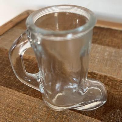 Fun, vintage glass boot.