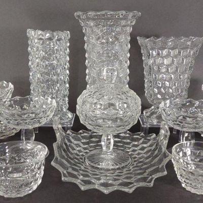 15 pc Fostoria American Glass Set