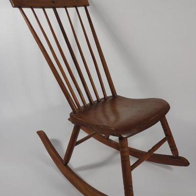 Antique Low Seated Nursing Rocking Chair